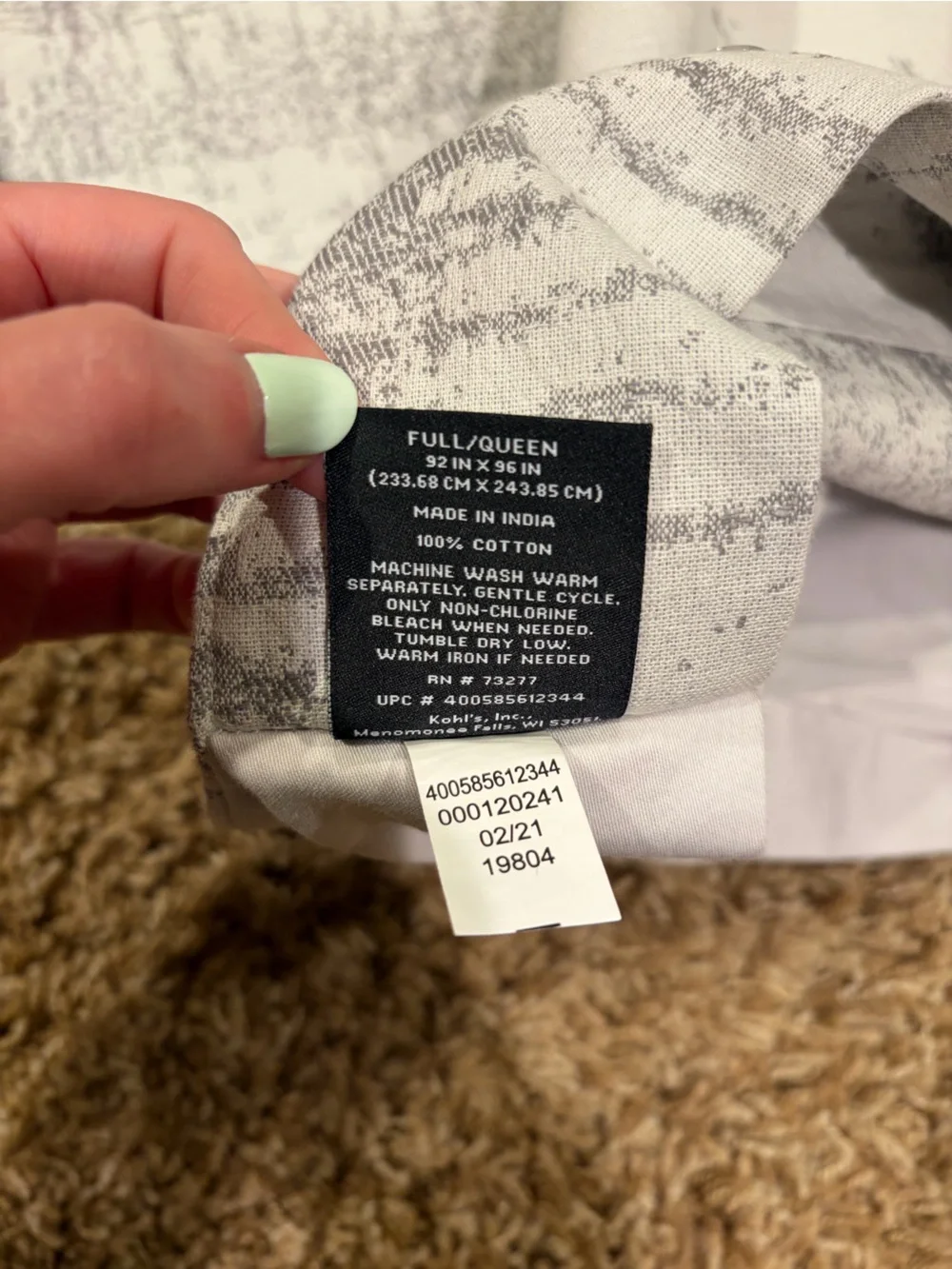 Simply Vera Vera Wang Bedding Set - Duvet Cover & 2 Pillow Shams